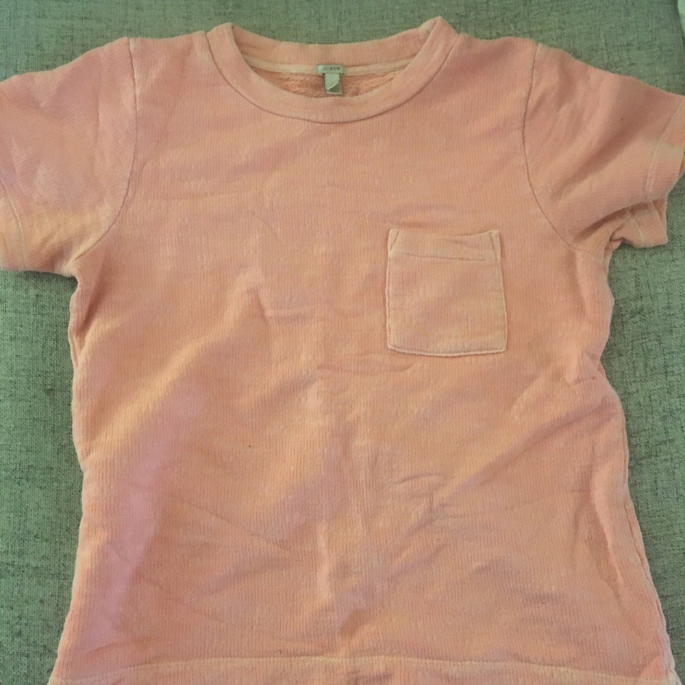 COPY - J Crew short sleeve sweatshirt style